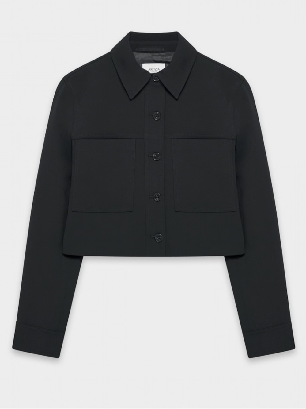 Aritzia Black Little Cropped Jacket - Crepette